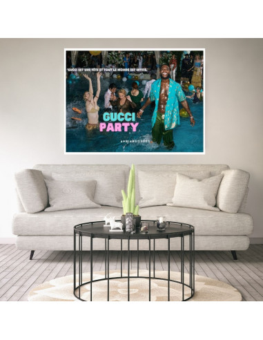 Affiche - Gucci - Pool party - 2 formats