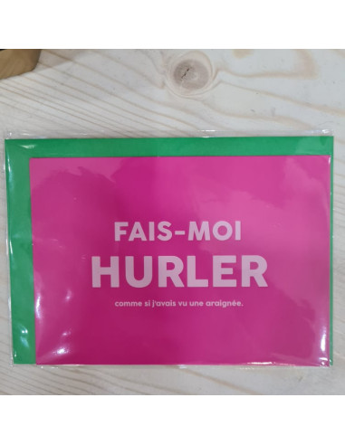 Carte - Fais moi hurler - Félicie Aussi