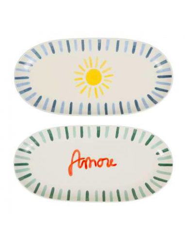 Collection Amore - plats ovales x2