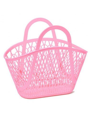 Panier en plastique Rétro - Pink