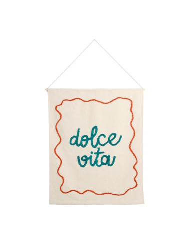 Toile jute & bois - Dolce Vita