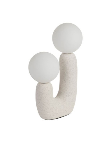 Lampe minimalist - pied double grainé...