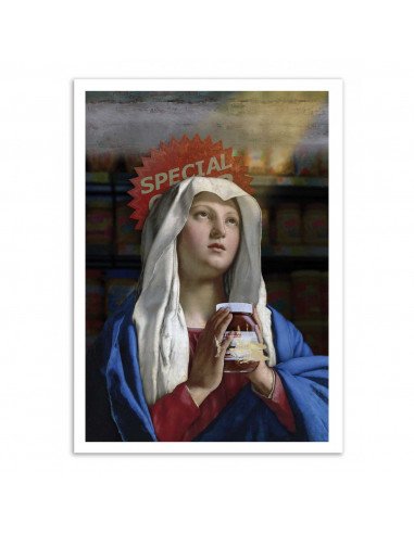 Art-Poster - Vierge Marie Nutella -...