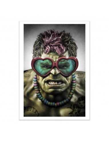 Art poster - Hulk very bad trip - 50...